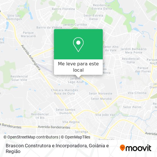 Brascon Construtora e Incorporadora mapa