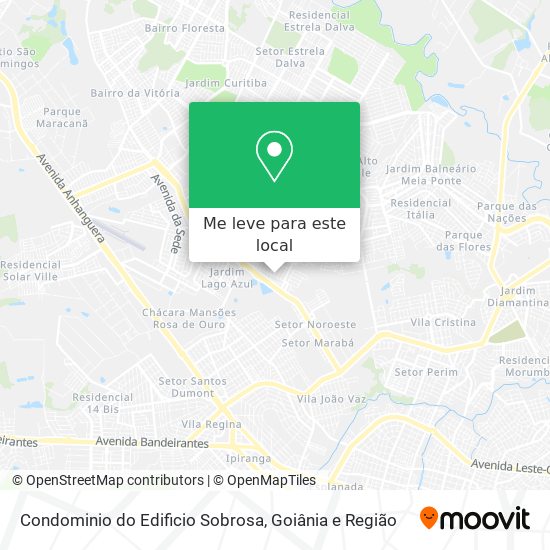 Condominio do Edificio Sobrosa mapa