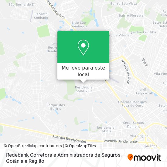 Redebank Corretora e Administradora de Seguros mapa