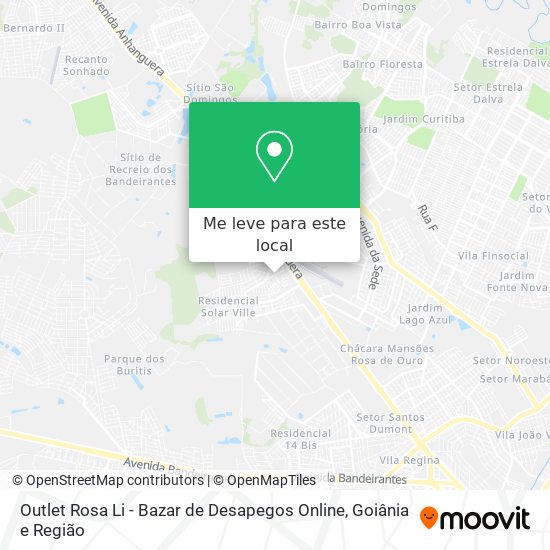 Outlet Rosa Li - Bazar de Desapegos Online mapa