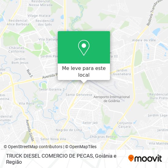 TRUCK DIESEL COMERCIO DE PECAS mapa