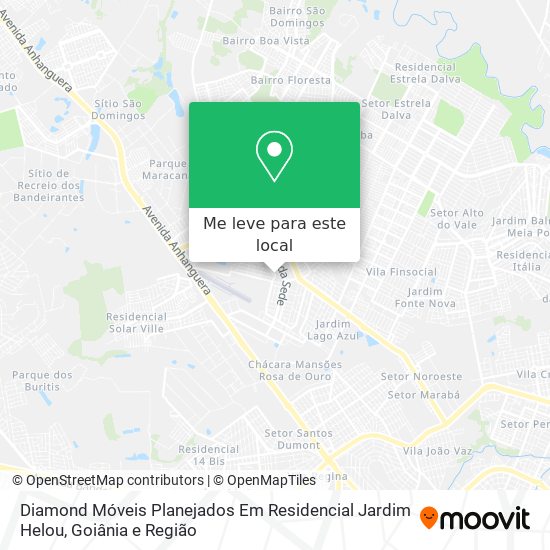 Diamond Móveis Planejados Em Residencial Jardim Helou mapa