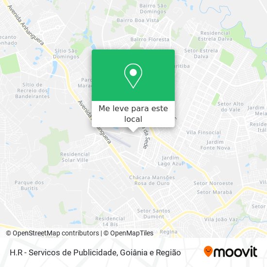 H.R - Servicos de Publicidade mapa