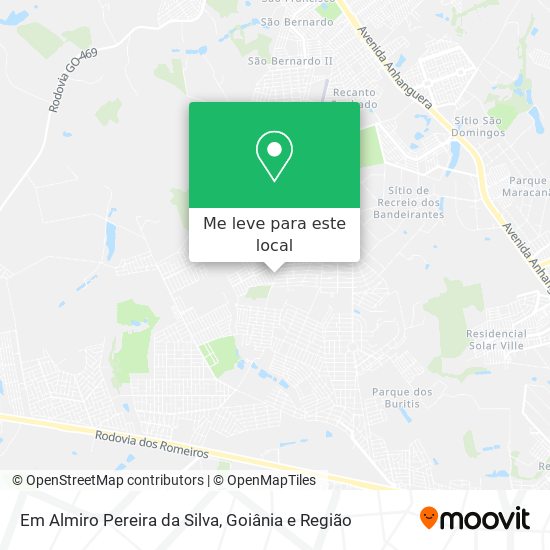 Em Almiro Pereira da Silva mapa