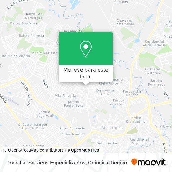 Doce Lar Servicos Especializados mapa