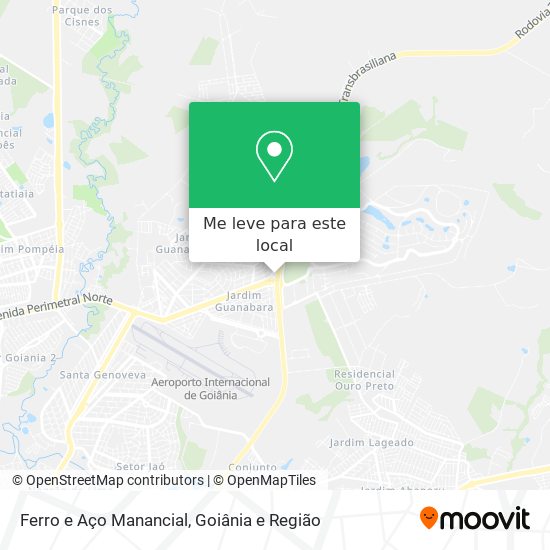 Ferro e Aço Manancial mapa