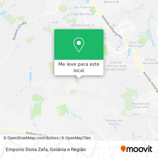 Emporio Dona Zefa mapa