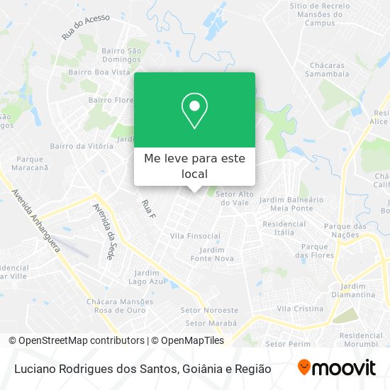 Luciano Rodrigues dos Santos mapa