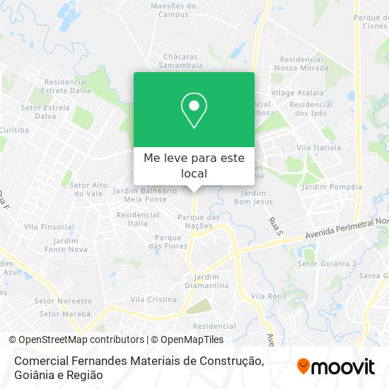 Comercial Fernandes Materiais de Construção mapa