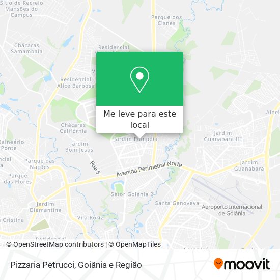 Pizzaria Petrucci mapa