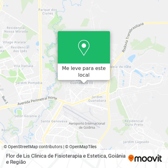Flor de Lis Clinica de Fisioterapia e Estetica mapa