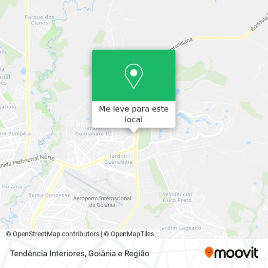 Tendência Interiores mapa