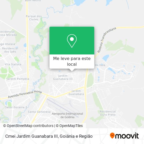 Cmei Jardim Guanabara III mapa