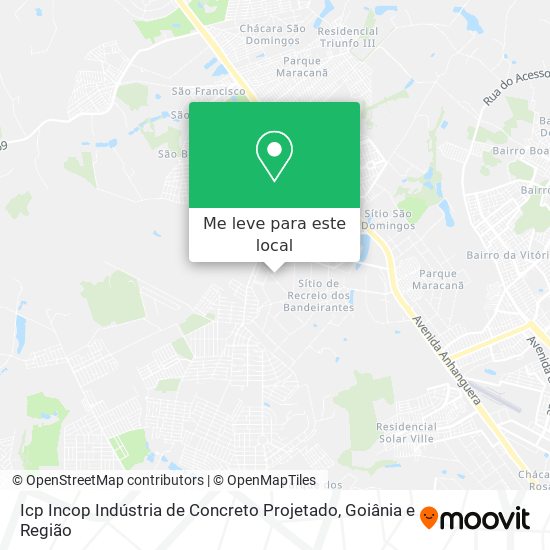 Icp Incop Indústria de Concreto Projetado mapa