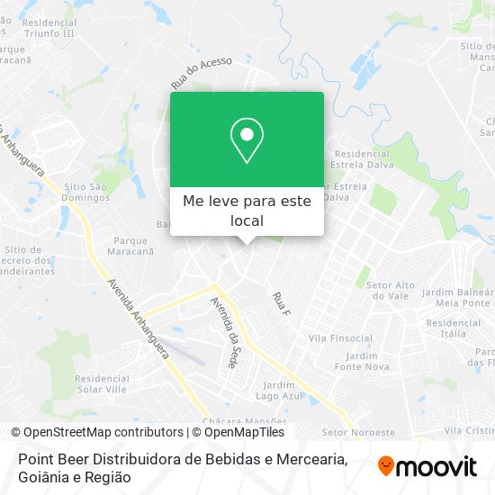 Point Beer Distribuidora de Bebidas e Mercearia mapa