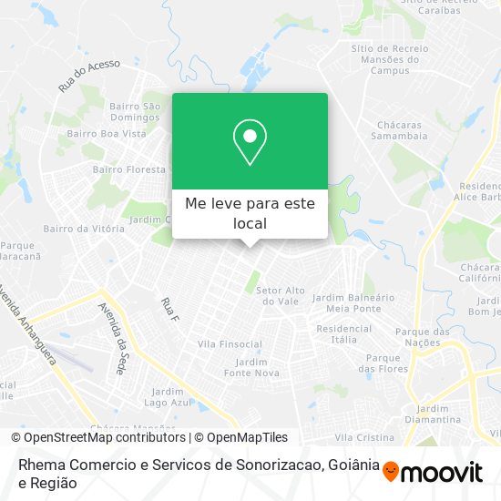 Rhema Comercio e Servicos de Sonorizacao mapa
