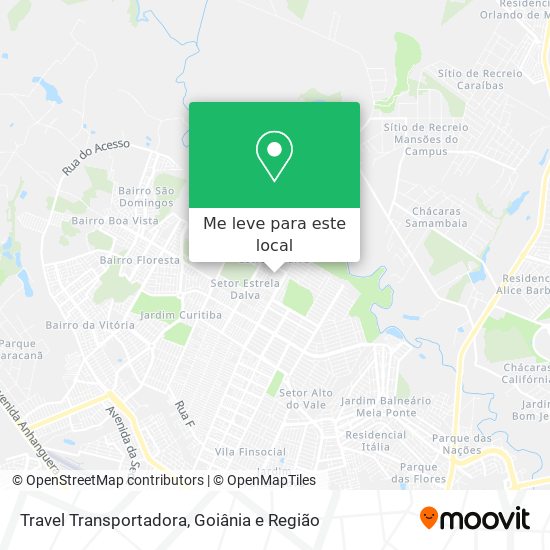 Travel Transportadora mapa