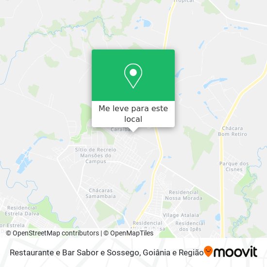 Restaurante e Bar Sabor e Sossego mapa