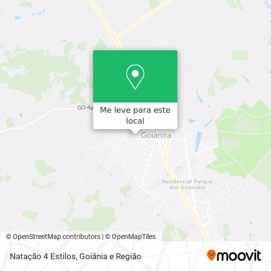 Natação 4 Estilos mapa