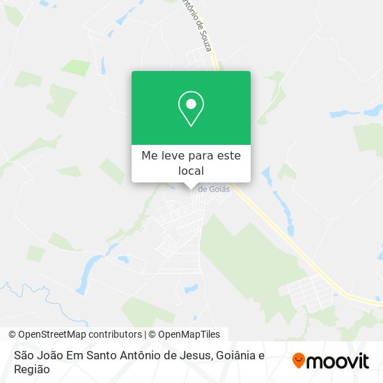 São João Em Santo Antônio de Jesus mapa
