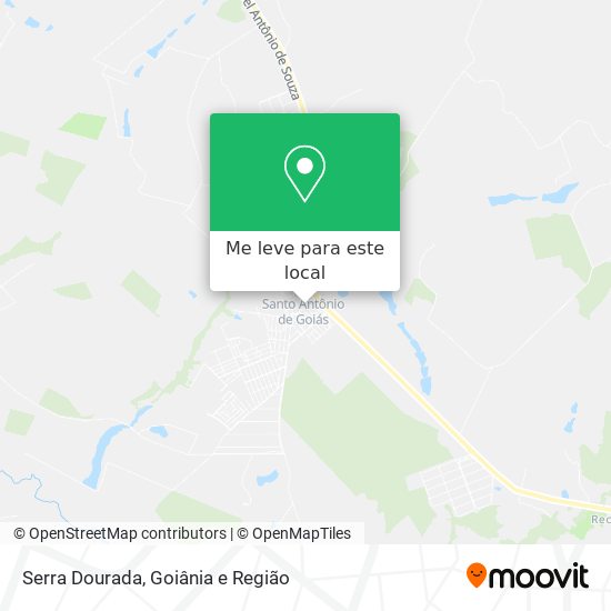 Serra Dourada mapa