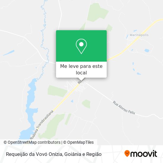 Requeijão da Vovó Onízia mapa