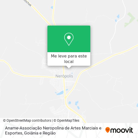 Aname-Associação Neropolina de Artes Marciais e Esportes mapa
