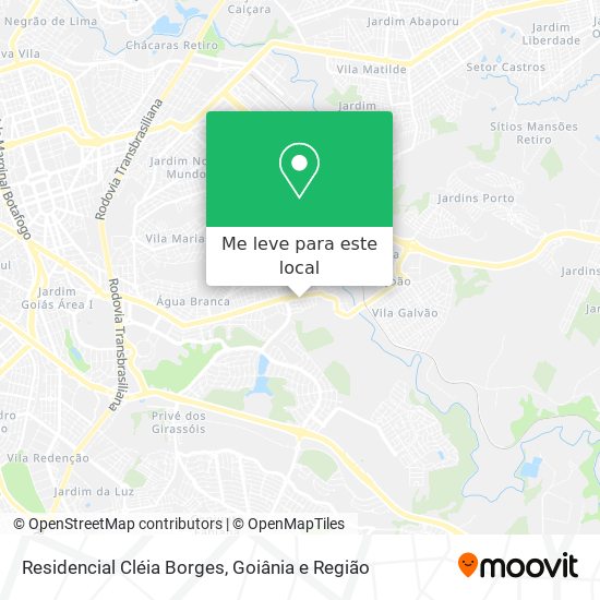 Residencial Cléia Borges mapa