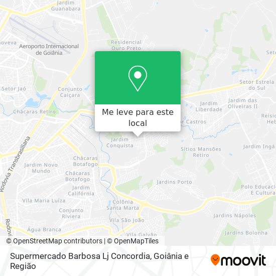 Supermercado Barbosa Lj Concordia mapa