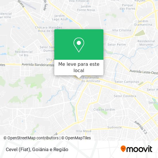 Cevel (Fiat) mapa