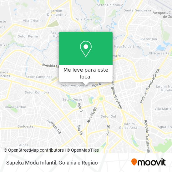 Sapeka Moda Infantil mapa