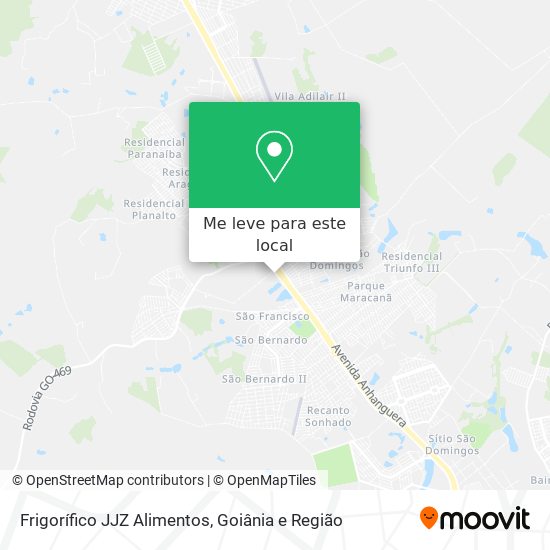 Frigorífico JJZ Alimentos mapa