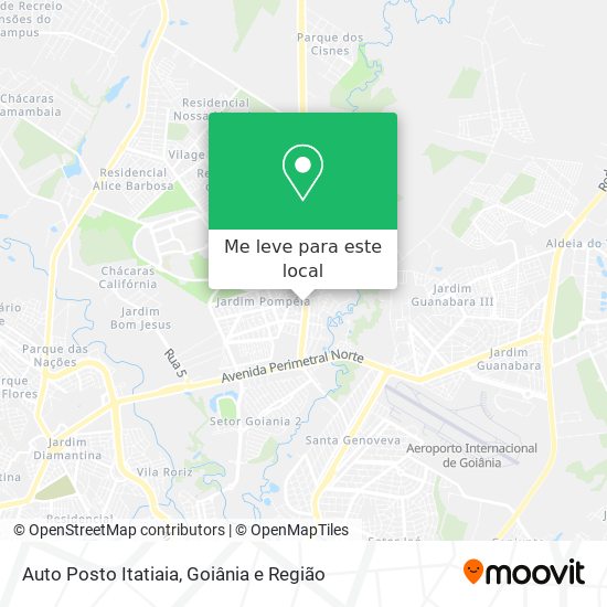 Auto Posto Itatiaia mapa