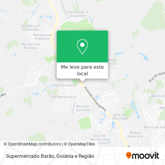 Supermercado Barão mapa