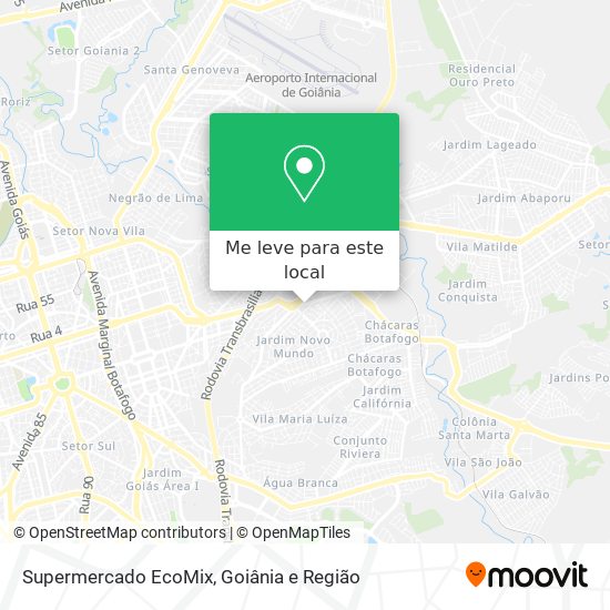 Supermercado EcoMix mapa