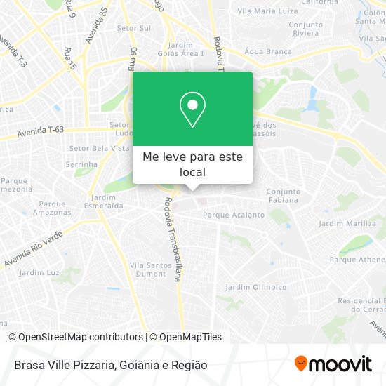 Brasa Ville Pizzaria mapa