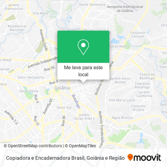 Copiadora e Encadernadora Brasil mapa
