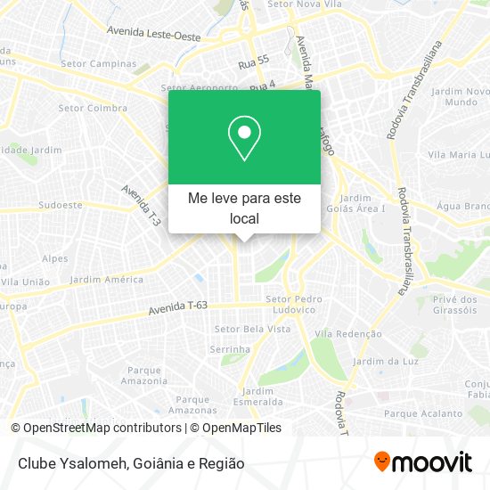 Clube Ysalomeh mapa