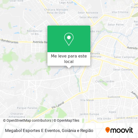 Megabol Esportes E Eventos mapa