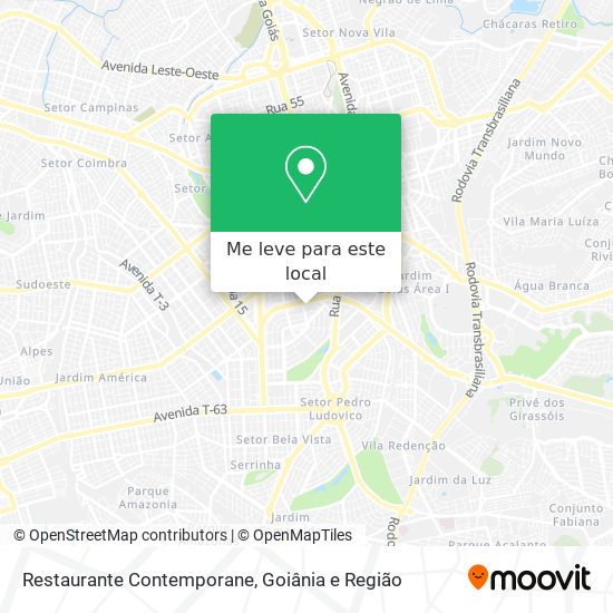 Restaurante Contemporane mapa