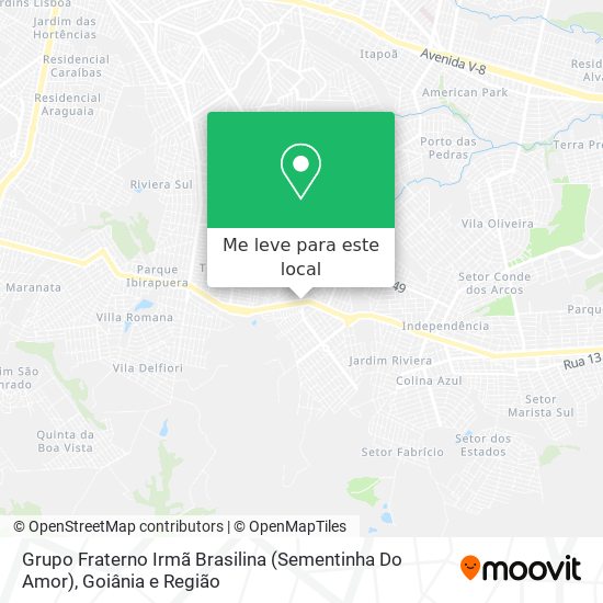 Grupo Fraterno Irmã Brasilina (Sementinha Do Amor) mapa