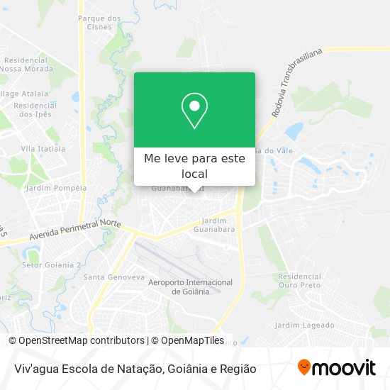 Viv'agua Escola de Natação mapa