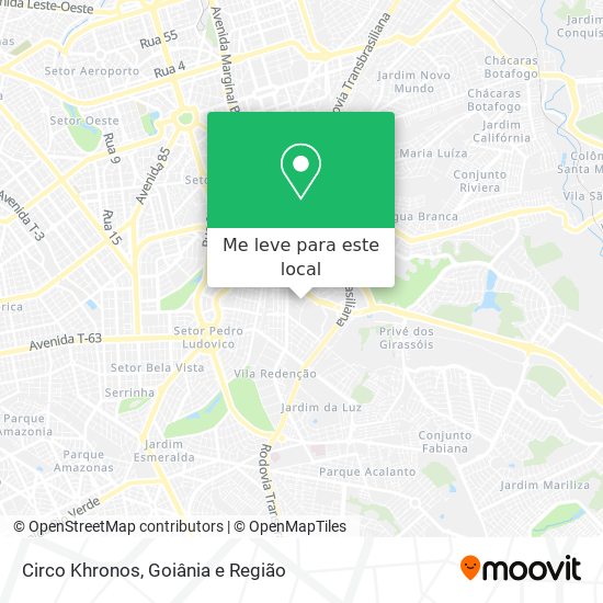 Circo Khronos mapa