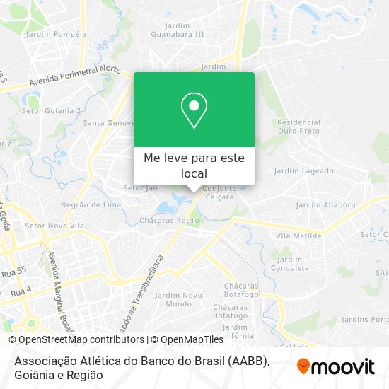 Associação Atlética do Banco do Brasil (AABB) mapa