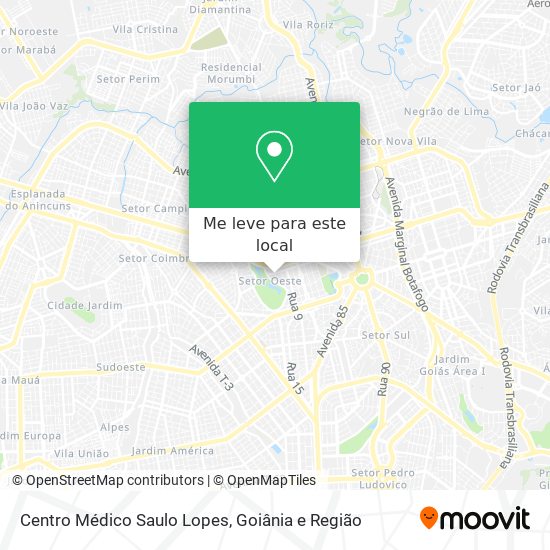 Centro Médico Saulo Lopes mapa