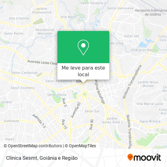 Clínica Sesmt mapa