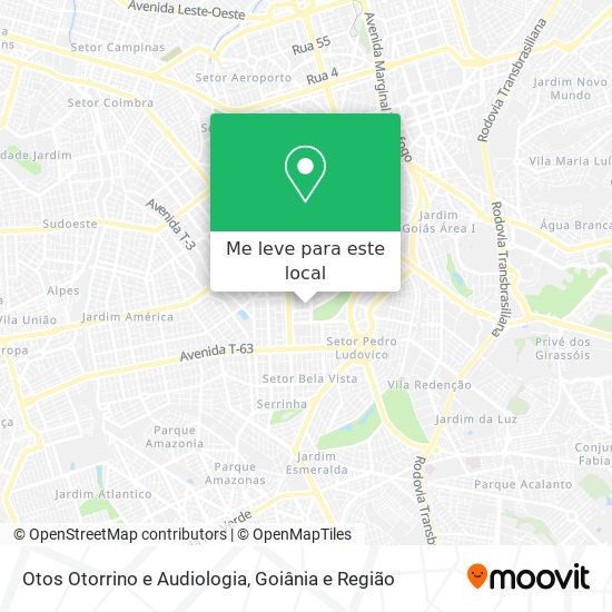 Otos Otorrino e Audiologia mapa