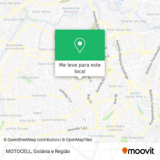 MOTOCELL mapa