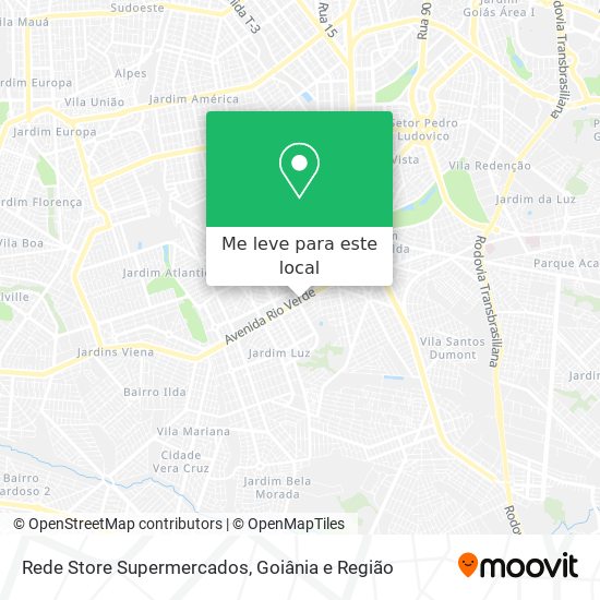 Rede Store Supermercados mapa