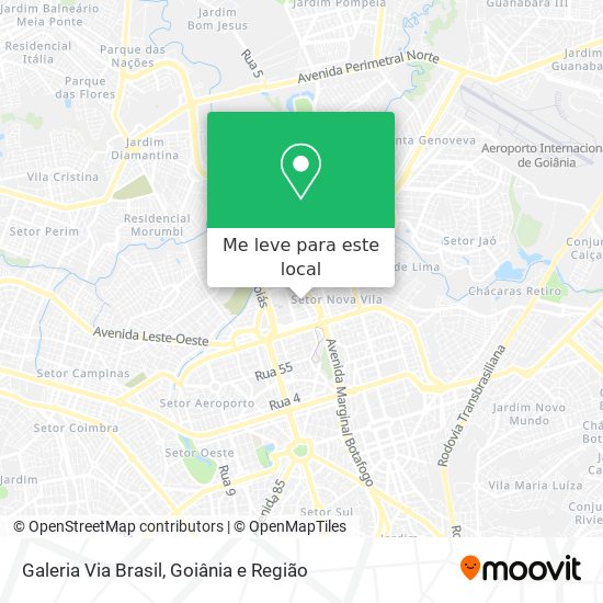 Galeria Via Brasil mapa